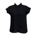 thumbnail image 1 of Blusa George Talla G sin Mangas Botones al Frente Negra, 1 of 4