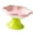 pink flowers, variant on High Foot Ceramic Cats Bowl with Flower Shape Designs for Comfortable Eating and Spill Prevention Cats Feeding Bowl