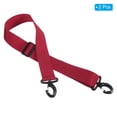 thumbnail image 3 of Uxcell 100cmx3.8cm Ski Carrier Strap, 2 Pack Snowboard Boot Carrying Strap Deep Red, 3 of 7