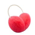 thumbnail image 1 of Women Earmuff Imitation Pearl Decor Faux Rabbit Fur Plush Solid Color Non-slip Ear Protection Comfortable Autumn Winter Girls Ear Warmer for Going Out, 1 of 9