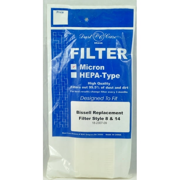 Bissell Upright Vacuum Cleaner Style 8 & 14 Micron Filter