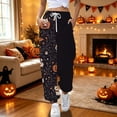 thumbnail image 2 of XINPING Halloween Sweatpants Women 2026 Loose Fit High Waisted Baggy Joggers Pants Casual Fall Novelty Lounge Bottoms Pockets Cute Y2K Joggers with Pockets Party Daily Wear, 2 of 7