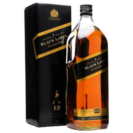 Johnnie Walker Black Label Scotch, 375 mL - Walmart.com