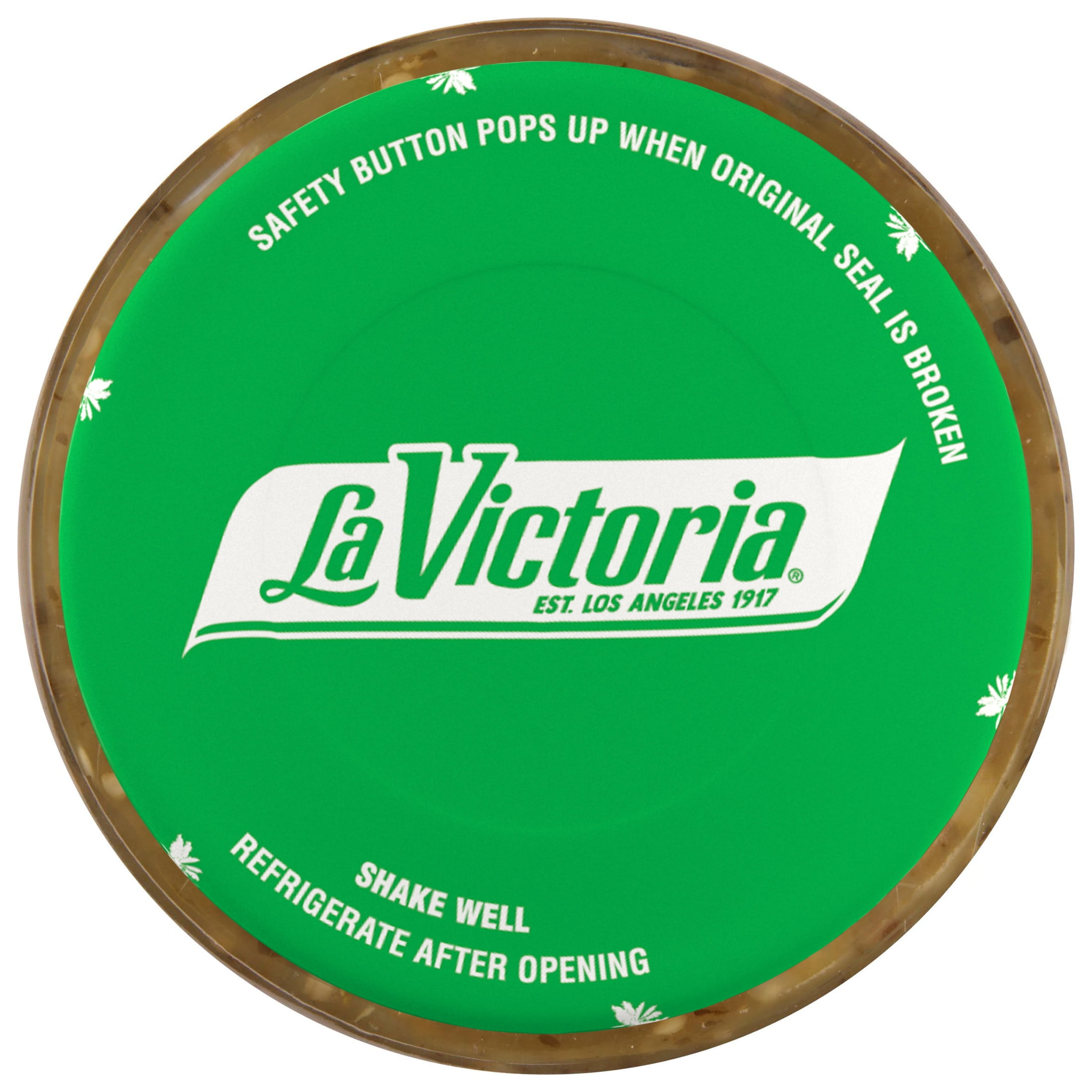 (3 pack) LA VICTORIA Thick 'N Chunky Salsa Verde, Mild, Shelf Stable, 15.5 oz Glass Jar