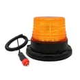 thumbnail image 1 of Luz estroboscópica LED para automóvil, luces intermitentes de seguridad de advertencia automotriz ámbar de 12 V-24 V con imán y cable recto de 16 pies (amarillo), 1 of 5