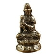 thumbnail image 3 of Statue d'Avalokitesvara Tenant un Bouddha d'Enfant pour le Salon de Table à l'Intérieur, 3 of 8