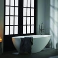 thumbnail image 4 of Vanity Art Acrylic Freestanding Soaking Bathtub with Overflow and Pop-Up Drain, 4 of 4