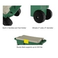 thumbnail image 4 of Pure Garden Rolling Garden Cart with Seat - Storage with Tool Tray (Green), 4 of 6