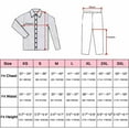 thumbnail image 3 of Arvbitana Women 2Pcs Solid Color Satin Pajama Set Long Sleeve Lapel Button Top + Elastic Waist Band Pants Casual Elegant Sleepwear Outfits for Ladies, 3 of 8