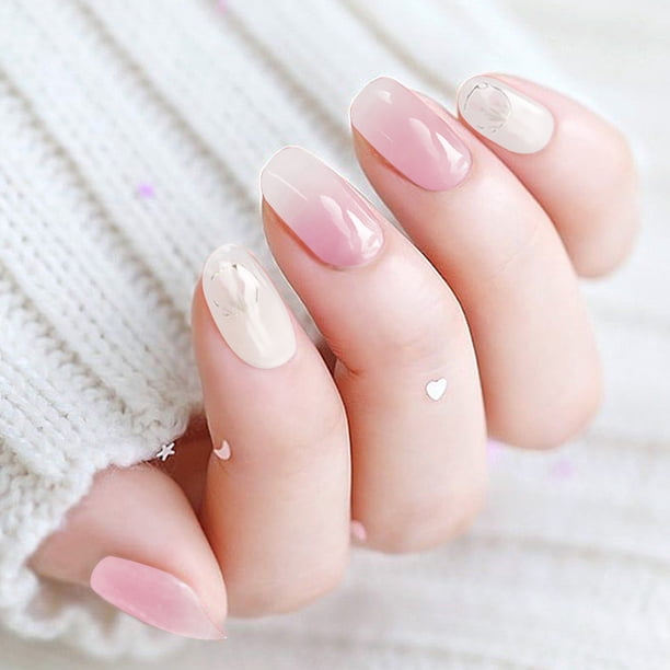 Cuadros Decorativos Nail Art Set Stickers Stickers Kit Cute 2Packs (10x2Pcs) Sólido (N) Wdftyju embutido en tela