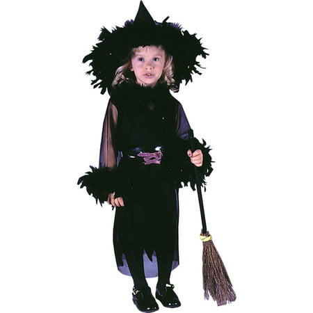 Morris Costumes Childrens Toddlers Fairies & Angels Feathery Witch 3T-4T, Style FW1503