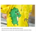 thumbnail image 5 of Yunliwuli Kids Dinosaur Raincoats for Girl Boy Waterproof Rain Jacket with Storage Bag Reusable Hooded Rain Poncho, 5 of 9