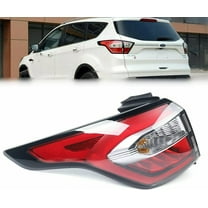 DENEST Tail Lights Assembly with Bulbs Fits for 2017 2018 2019 Ford Escape Kuga Rear Tail Lights Brake Stop Lamps Replacement