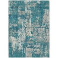 thumbnail image 2 of Addison Rugs Chantille Indoor/Outdoor Transitional Abstract Teal Washable Rectangle Rug, 3' x 5', 2 of 6