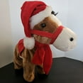 thumbnail image 2 of Christmas Animated Plush Pony - 12.6Inch Interactive Horse with Motion & Sound, Festive Holiday Decor & Collectible, 2 of 3