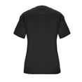 thumbnail image 4 of Ruimatai Women's Casual T-Shirt Fitted Round Neck Top Stylish Stretch Basic Tee for Daily Wear, 4 of 9