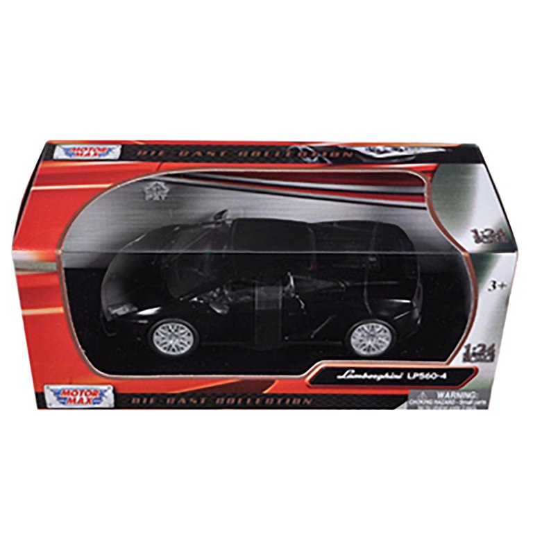 Lamborghini Gallardo LP-560-4 Matt Black 1/24 Diecast Car Model by