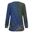 thumbnail image 5 of Aloohaidyvio Long Sleeve Tops,Women's Casual Long-sleeved Loose Round Neck Non-positioned Printed Top, 5 of 5