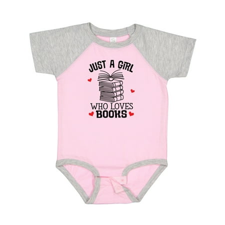 

Inktastic Just a Girl Who Loves Books Gift Baby Girl Bodysuit