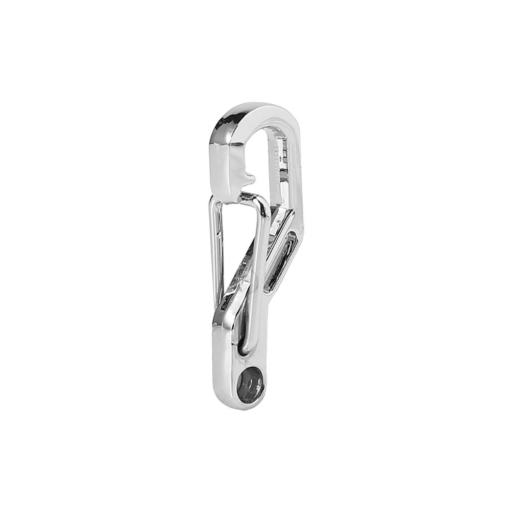 5PCS/Bag EDC Alloy Outdoor Mini Spring Hook Keychain Carabiner Key Ring Clip New 