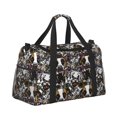 thumbnail image 2 of Balery Cute Dogs Puppy2 Bolsa de Gimnasio para Mujeres, Bolsa de Viaje con Bolsillo Húmedo, Bolsa de Fin de Semana para Mujeres, Bolsa de Viaje Resistente al Agua, 2 of 7