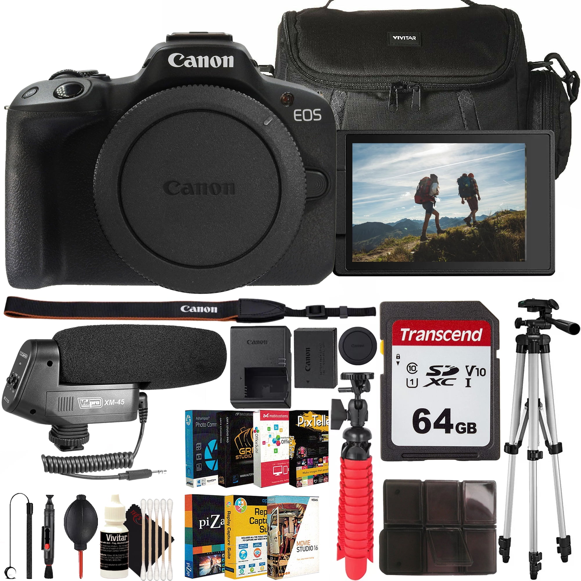 Canon EOS R50 Mirrorless Camera with 18-45mm Lens Ultimate