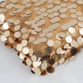 thumbnail image 2 of Efavormart 54" x 4 Yards Gold Payette Sequin Fabric Roll with Mesh Fabric Base, 2 of 7