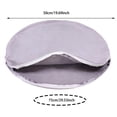thumbnail image 2 of ERK 1Pcs Velvet Round Japanese Drum Pillowcase Without Core Cushion With Zipper, 2 of 4