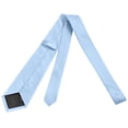 thumbnail image 7 of YTCAMLO 3.15 Inch Ribbed Neckties for Men, Classic Mens Textured Business Tie Perfect for Weddings, Interviews, and Special Occasions Light Blue1, 7 of 7