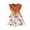 00-Brown20, variant on WOYY Girls Ruffle Sleeveless Dress Casual Butterfly Print Splice A Line Dress, Sizes 2-7