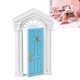 thumbnail image 1 of Mini Puerta de Abedul de Madera para Casa de Muñecas 1:12, Aperta de Puerta de Abedul de Madera de Hadas Pequeña Con Accesorios para Casa de Muñecas, 1 of 7