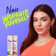 Nair Prep & Smooth Face Hair Remover, Sensitive, Coconut Milk & Collagen, 1.76 oz