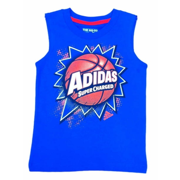 Adidas Adidas Toddler & Little Boys Blue Super Charged Sleeveless