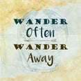 thumbnail image 2 of Allen, Kimberly 26x26 White Modern Wood Framed Museum Art Print Titled - Wander 1, 2 of 4