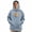 Blue, variant on Cat Hoodie with Pouch, Kangaroo-style Long Sleeve Hoodie for Women Trendy Workout Jacket Loose Fit Lightweight Hooded Top Jackets Casual Fall Sweatshirt Athletic Women,Beige,L