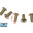 thumbnail image 3 of For Suzuki SJ413 SJ410 Front Door Hinges Screws 16 Pcs Samurai Sierra Drover, 3 of 5
