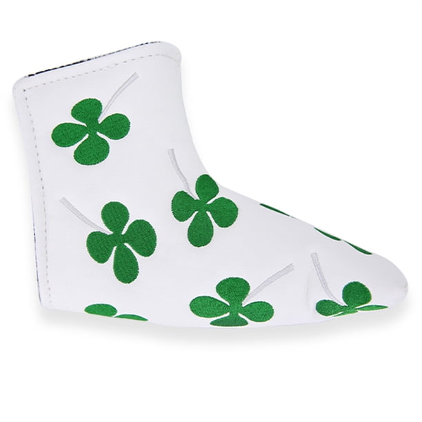 Soidarity Funda para cabeza de palo de Golf, eje a prueba de polvo, manga resistente a la humedad, Protector de Putter, accesorios para equipos Golf Blanco