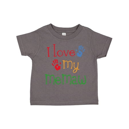 

Inktastic I Love My MeMaw Gift Toddler Toddler Girl T-Shirt