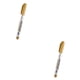 thumbnail image 1 of sweethay Rotuladores de pintura Rotuladores de pintura Rotulador duradero de oro y plata Pintura Escritura de caligrafía para hacer tarjetas 550oro 2Conjunto, 1 of 6