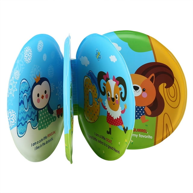 Bath Book, Nontoxic Baby Bath Water Toy, Tear Proof Waterproof For Infant Baby
