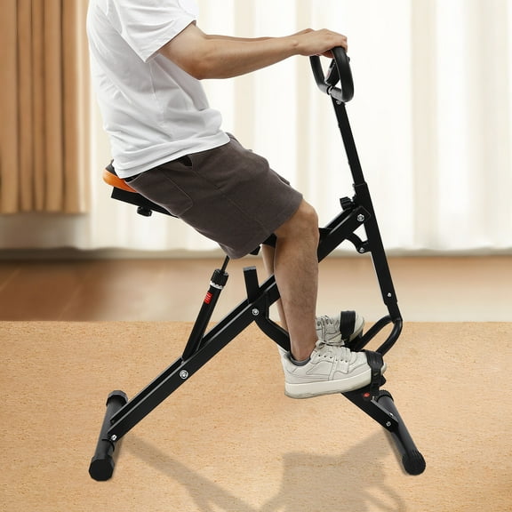 Squat Exercise Equipment for Home Gym Fitness, Handle Height Adjustable, Squat Assist Trainer with LCD Display for Workout