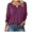 Purple_1, variant on Godom Women's 2025 Fashion Tops 3/4 Length Sleeve Business Casual Blouses Summer Tees Shirts