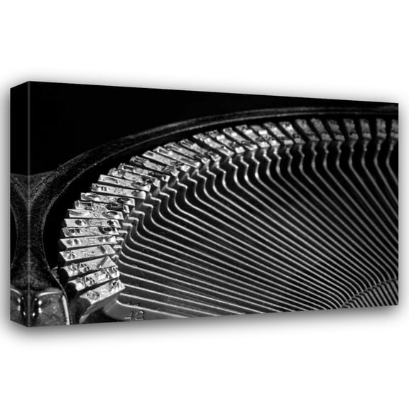 C. Thomas McNemar 24x17 Gallery Wrapped Canvas Wall Art Titled - Typewriter Keys II