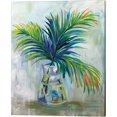 thumbnail image 3 of Great Art Now Palm Leaves Red by Jeanette Vertentes 2 Piece Canvas Art Set Each 12"W x 15"H, 3 of 3