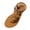 Brown, variant on Flat Sandals for Women Lightweight Flip Flops Open Toe Beaded T- Strap Boho Beach Shoes with Elastic Ankle Strap Blue Size 7.5