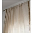 thumbnail image 4 of Curtains for Bedroom 2 Panels Window Sheer 50% Room Darkening Semi Blackout Lightweight Soft Cloth Curtains for Living Room 55.12 x 94.49 Inches Long, Grommets Design, 4 of 4