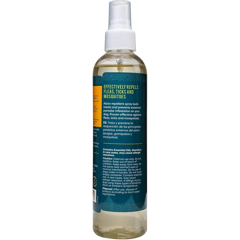 ALZOO Flea Tick Repellent Spray for Dogs 8 oz