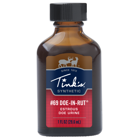 UPC: 0049818213356 | Tink s Synthetic #69 Doe-In-Rut Estrous Doe Urine 1 oz. – Deer Lure