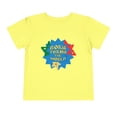 thumbnail image 2 of Bella+Canvas Toddler Born To Run The World Short Sleeve Tee, 2 of 3
