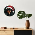 thumbnail image 4 of Merry Christmas Black Dachshund Dog DIY Stamped Cross Stitch Kits Easy for Beginners with Hoop 11CT Counted Embroidery Needlepoint Crafts Arts for Handmade Enthusiasts and Home Decor 30x30cm(8), 4 of 8